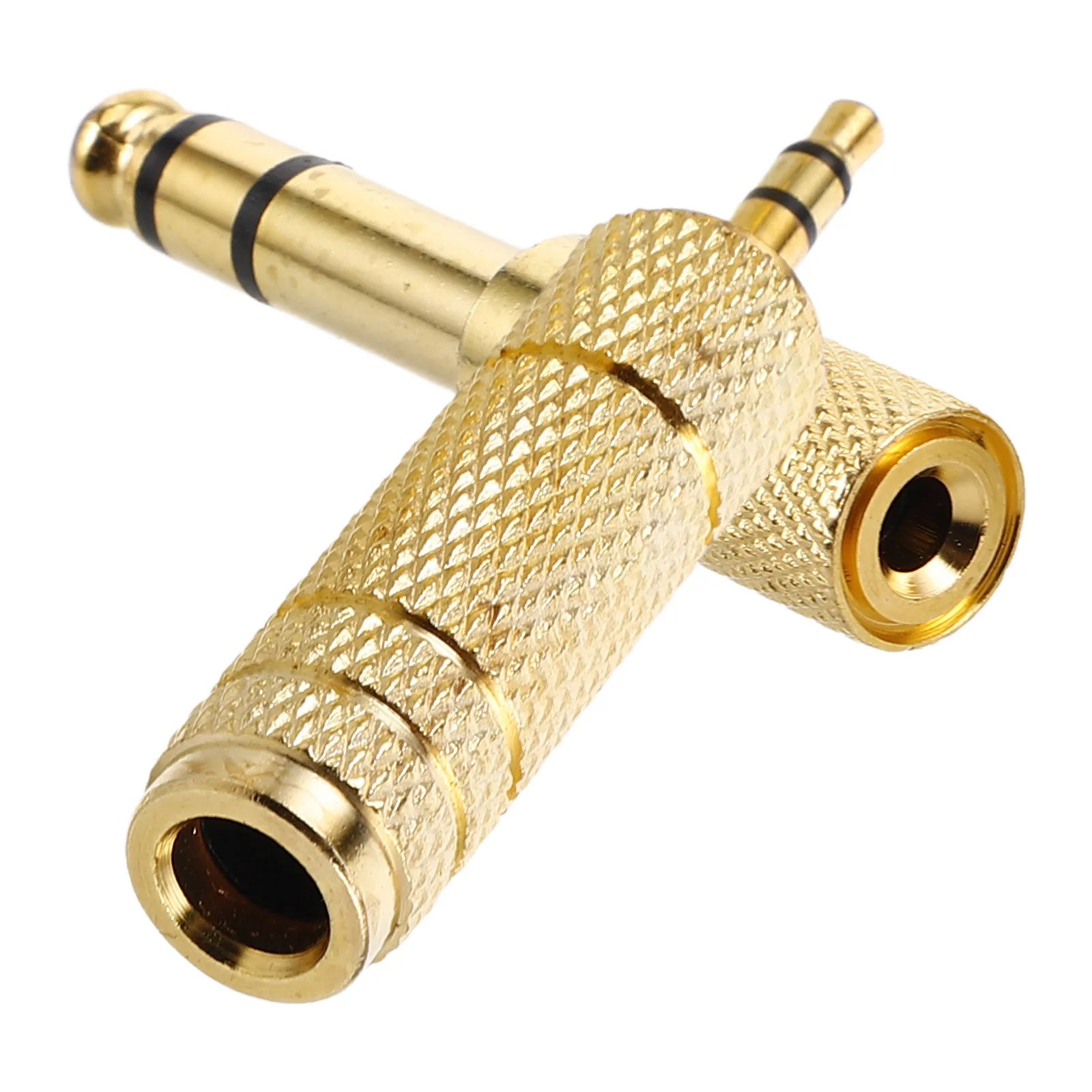 

Audio Adapter Plug Gold Plated Stereo Connector Aux for Microphone Guitar Connectors Adapters and