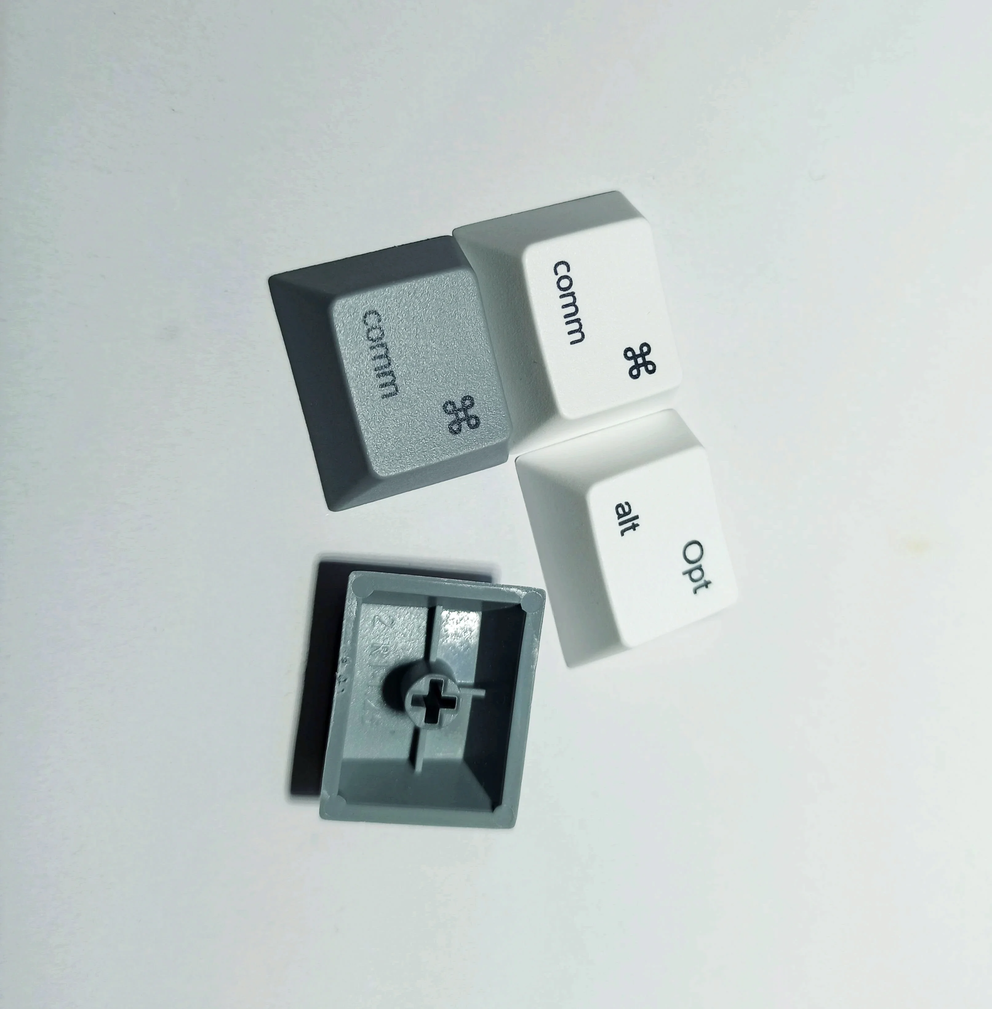 1 Set PBT 1.25U 1.25X Key Cap Commond Opt Keycaps For MacOS MAC Mechanical Keyboard Keycap Cherry Profile R1 height
