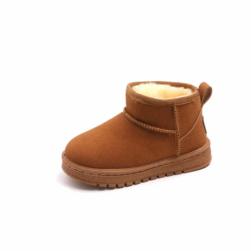 2024 Fashion Children Casual Shoes Girls Boys Cotton Snow Boots Warm Kids Boots Boy Winter Cotton Shoes Sneakers