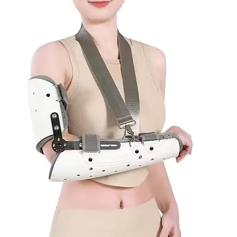 

Adjustable Elbow Joint Fixed Support ShoulderElbow Fracture Injury Elbow Protector Arm injuryForearm Fixed Support Left Right