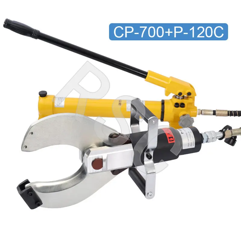 Hydraulic Cable Cutting Head Cable Cutter 120mm Armoured Cu/Alu Cable with CP-700 Manual Hydraulic Pump