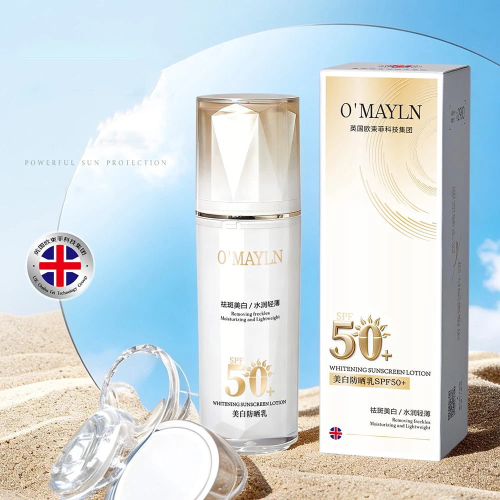 

SPF50+ Sunscreen Lotion Whitening Solar Uv Radiation Sun Screen Protetor Body Cream Oil Control Moisturizing Face Sunscreen 50g