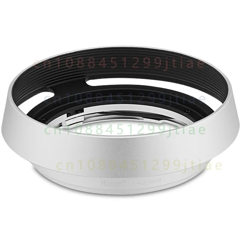 Metal Round Lens Hood for Carl Zeiss C Biogon T* 2.8/35 35mm f2.8 ZM Silver