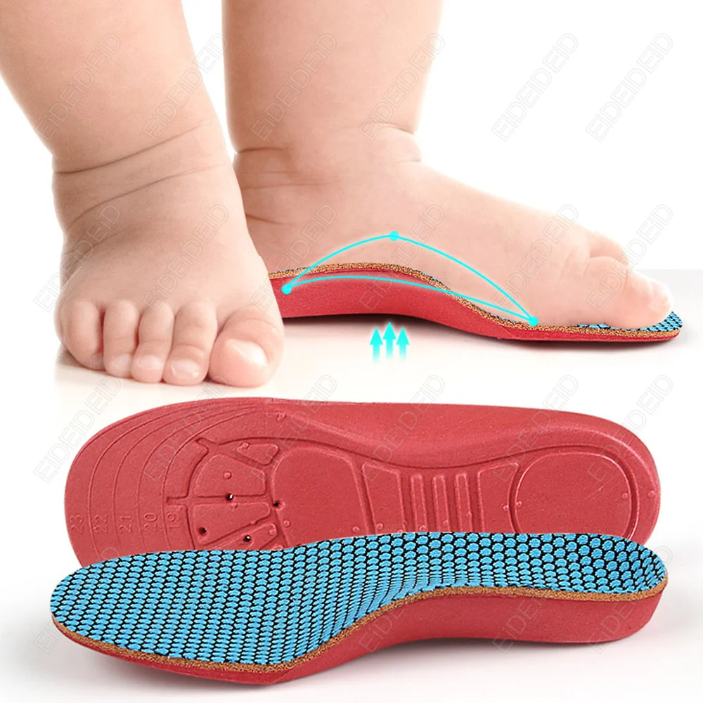 

Детские ортопедические стельки для плоскостопия и высокого свода стопы, с поддержкой при плантарном фасциите, комфортные для спорта и бега