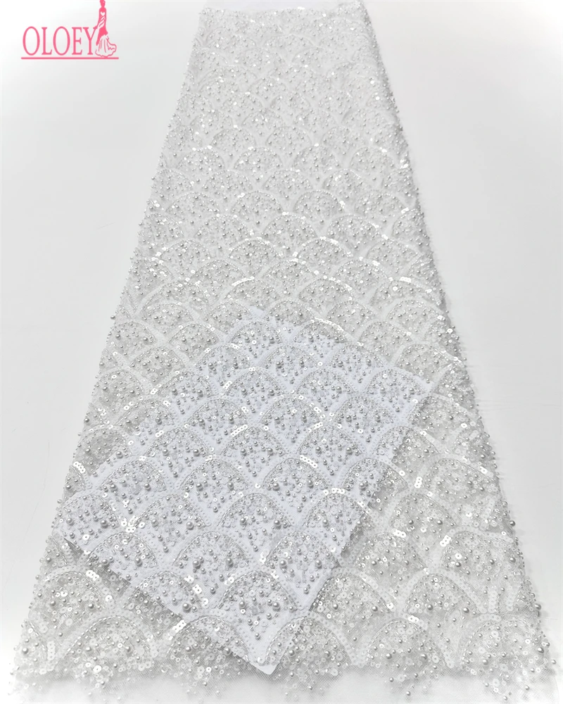 

OLOEY африканская кружевная ткань для жениха, высокое качество, вышитая блестками, нигерийская французская кружевная ткань для свадебного платья