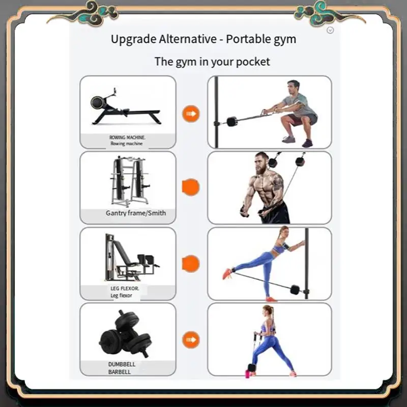 

Premium Multifunctional Fitness Equipment Resistance Machine For Strength Training, Comprehensive Gym Workout Gear
