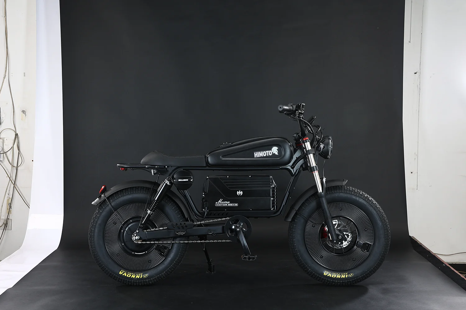 black HIMOTO Adult Electric Bicycle 3000W High Power Motor 60v