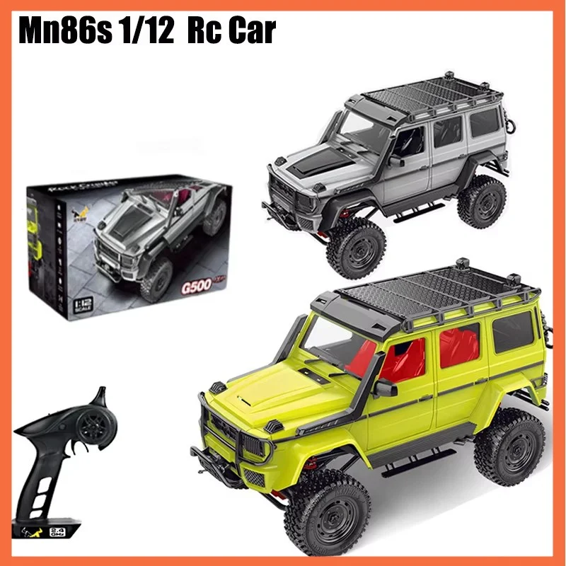 1/12 Four-Wheel Drive Climbing Model Car Mangniu Mn86s Classic G500 Full Scale Rc Remote Control Model Off-Road Vehicle Led Ligh