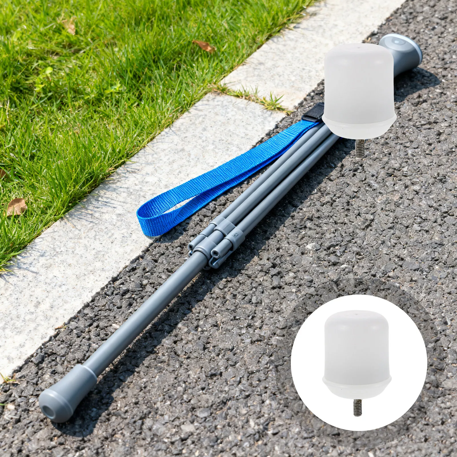 Rolling Ball Cane Tip Blind Walking Stick Telescopic Flexible Safety Stability Assistive Walking Stick Protection