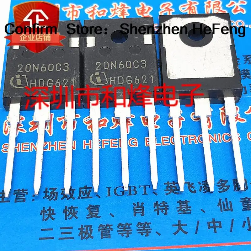 5PCS-10PCS 20N60C3 SPW20N60C3  TO-247 600V 20A Best QualityFast Shipping Quality