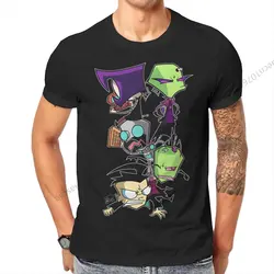 Pile On The Dib Invader Zim Men T Shirt Crewneck TShirt Cotton Clothes
