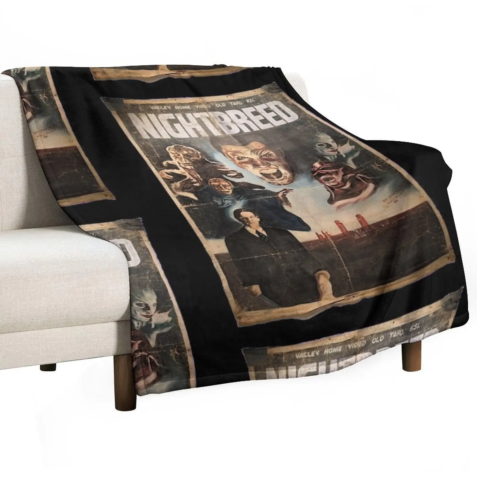 

Clive Barker - Nightbreed Throw Blanket Soft Single anime For Sofa Thin Blankets