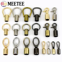 2/4/10Pcs Metal Buckles Bag Tassel Cap Clasp Lobster Clasps Handbag Handle Strap End Tip Caps Connector Snap Hook Accessories