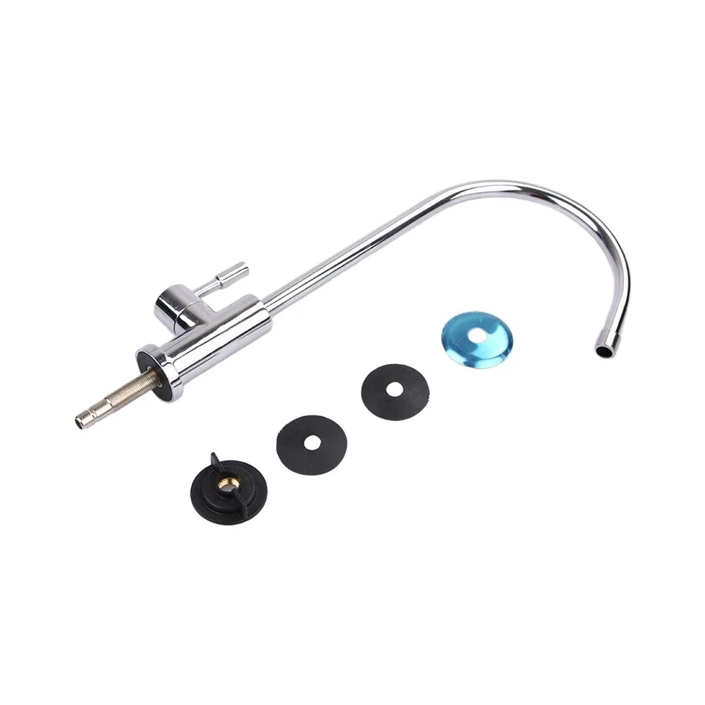 Space Saving Kitchen Faucet Stainless Steel Faucet Dual Water Faucet Compact Space-saving Design Easy Installation Process