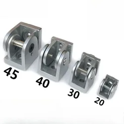 2PCS 2020/3030/4040 Zinc Alloy Hinge Industrial Aluminum Adjustment Angle Connector for 20 30 40 Series Aluminum Profiles
