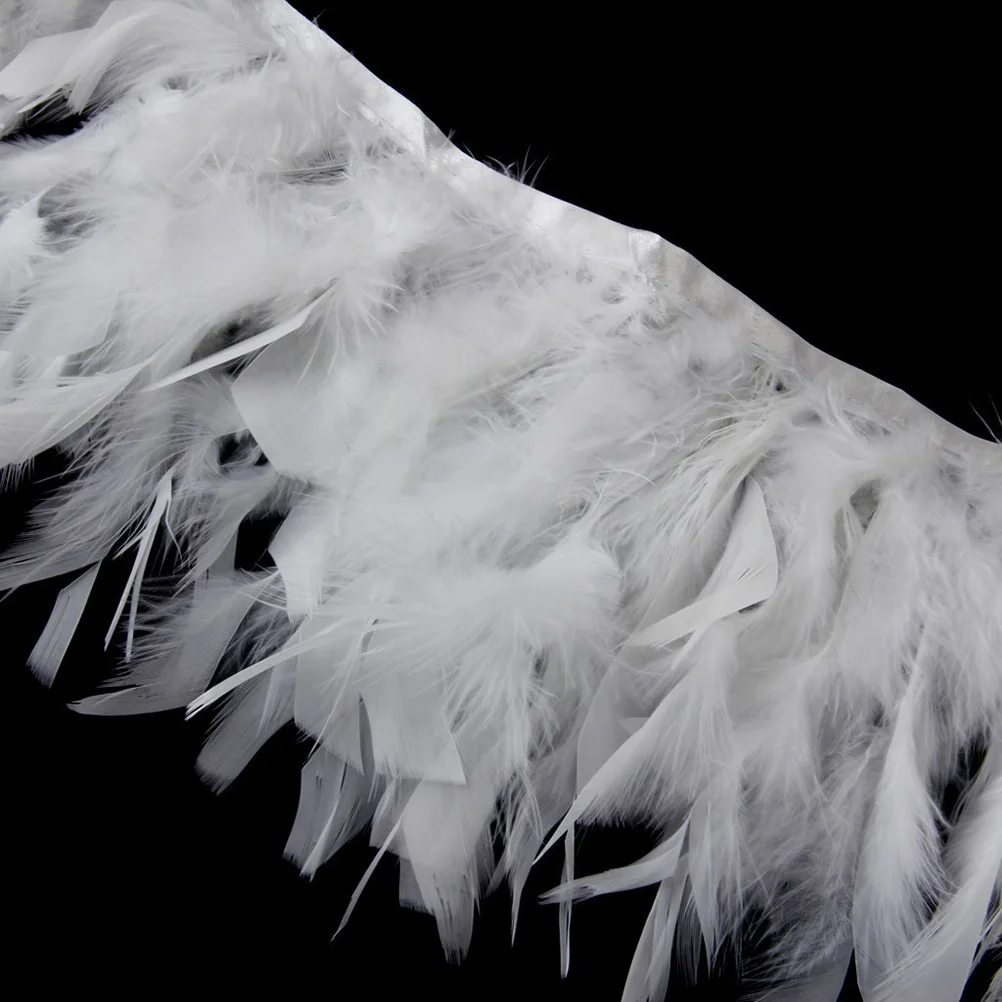 

White Tassel Handmade Fringe Trim 183x15cm Sewing Craft Decoration Wedding Packaging Sewing Craft Fringe