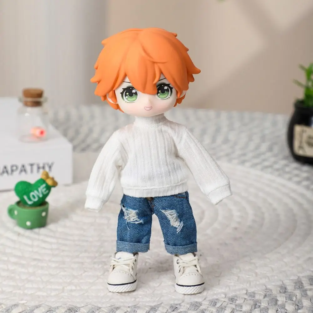 Mode Shirt Legging Voor 1/11 Ob11 Pop Voor 1/12 Bjd Pop Pop Pop Pop T-Shirt Tops Vrijetijdskleding Shirts Diy Pop Accessoires