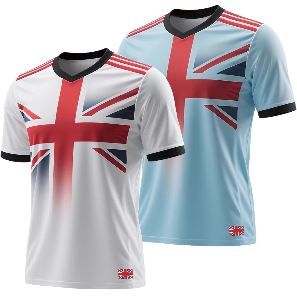 

Летняя футболка с короткими рукавами для взрослых и детей, футболка с 3D-принтом и эмблемой Великобритании, спортивная быстросохнущая дышащая тренировочная одежда для спорта на открытом воздухе