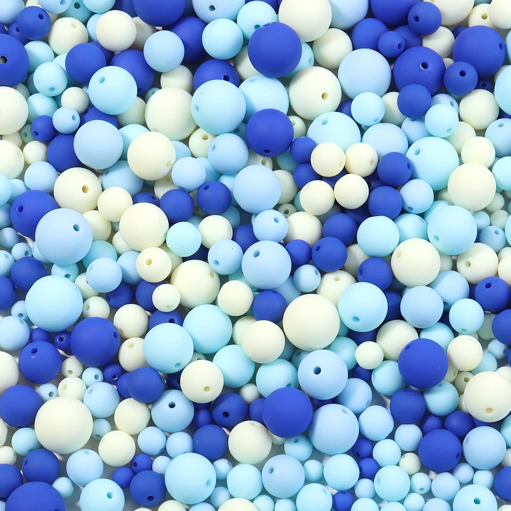 4 6 8 10 12 14 16 مللي متر الجولة الاكريليك ماتي الخرز فضفاض خزر عازل لصنع المجوهرات أساور يدوية الصنع إكسسوارات عقد