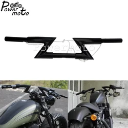 25mm Handlebar Z-Bar For Harley Custom Chopper Softail Dyna XL Sportster Street Bob Universal for Motorcycle 1