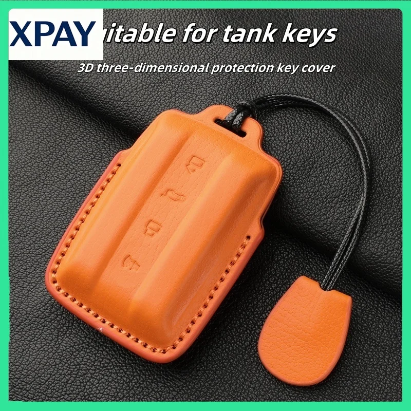 New For Great Wall GWM TANK 300 400 500 700 Key Set Premium Goatskin All Inclusive Key Case