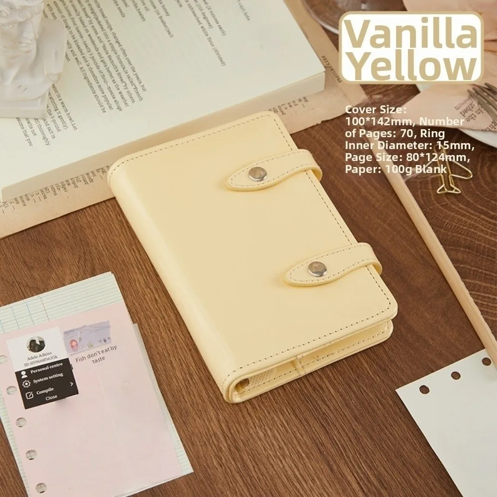 Memo Pads Pocket Planner Spiral Bound Financial Record Book Mini Notepad Leather Cover Multi-Purpose A7 Notebook Stationery