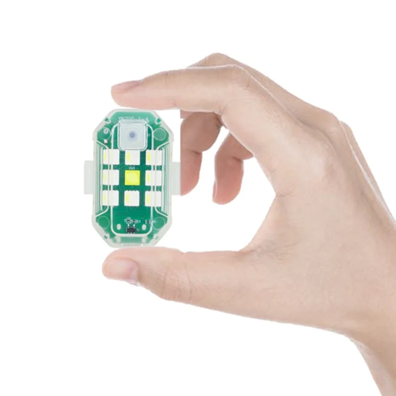 ABSQ-ไฮไลท์รีโมทคอนโทรลไร้สาย LED Strobe Light Drone Strobe Light เครื่องบิน Strobe ไฟ