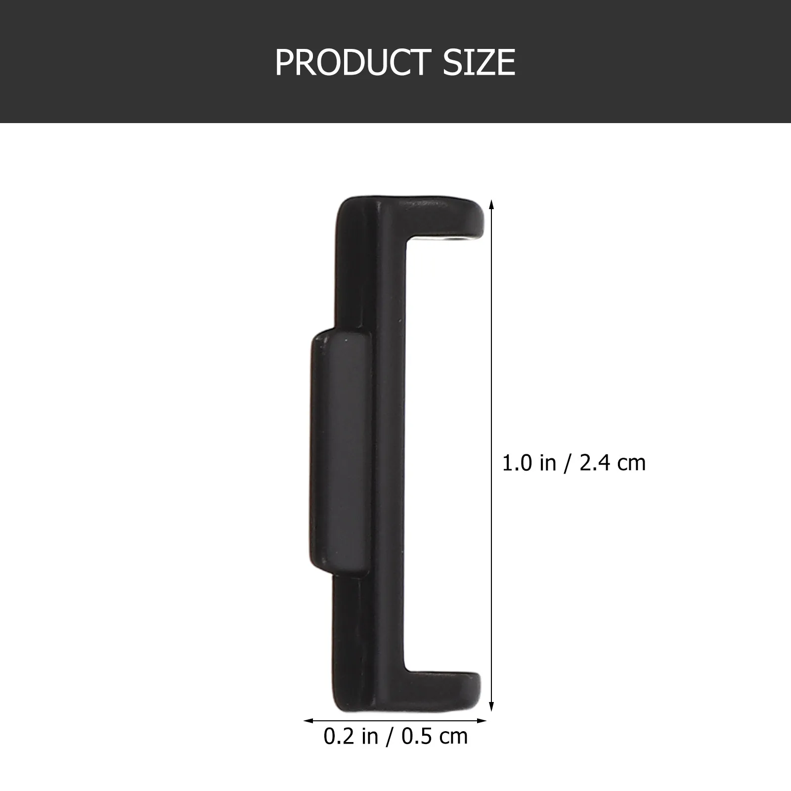 2Pcs Metal Watch Band Connector Replacement Adapter Practical Suitable for Huawei Fit 2 Watch Strap Connection