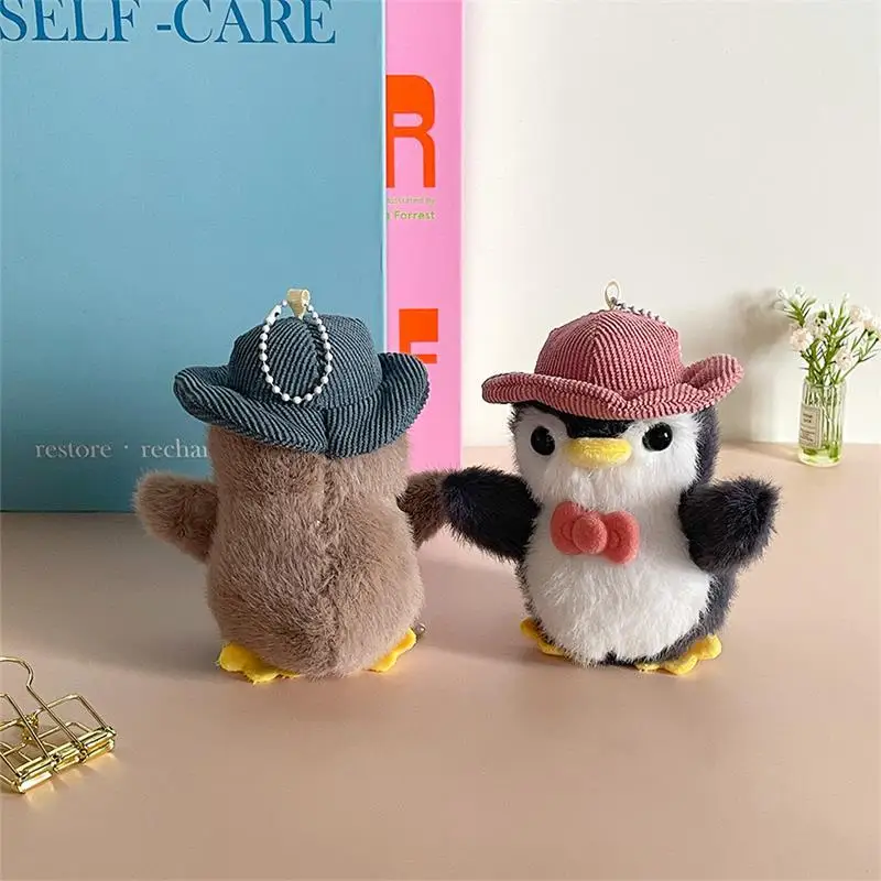 Cartoon Niedlichen Pinguin Plüsch Puppe Spielzeug Schlüsselbund Anhänger Tasche Hängende Ornamente Rucksack Charme Girly Schlüsselring Weihnachten Geburtstag Geschenk