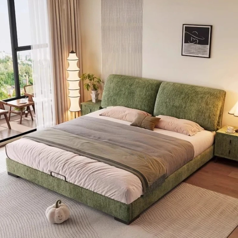 

Upholstery French Bed Lounge Twin Size Bedroom Luxury Bed Unique Modern Camas De Matrimonio Dormitorio House Accessories