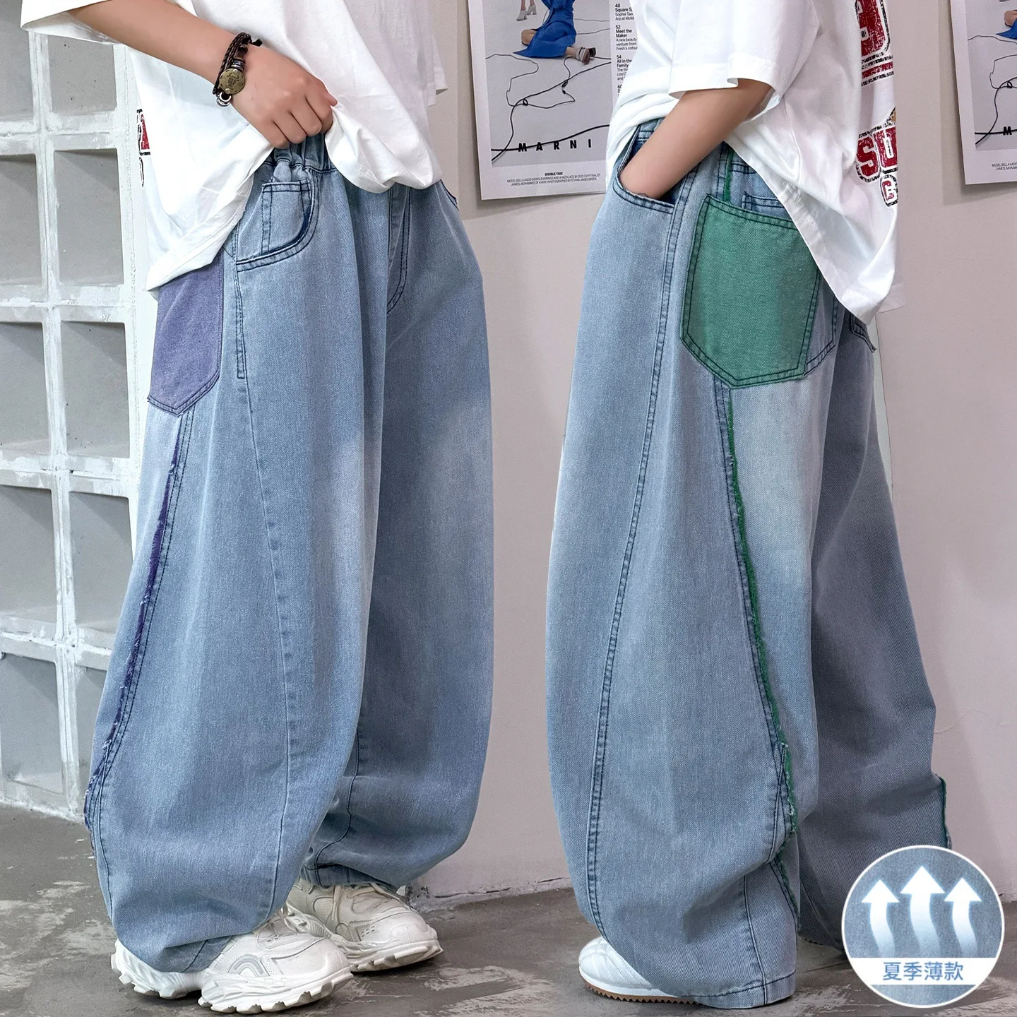 Streetwear Brand Of The Year - Высококачественные джинсы Big Boy для мальчиков,
