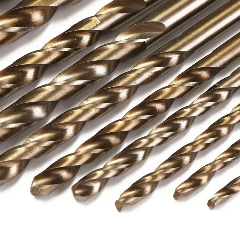 74Pcs HSS-CO 1-8Mm High Speed Steel M35  Drill Bits Wood Metal Drilling High Speed Steel M35 Cobalt Twist Drill Bit