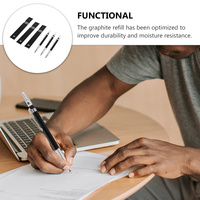 3 set Woodworking Pencils Marking Pen Refillable Carpenter Pencil For Drawing Engineering Mechanical Pencil Automatic Drafting