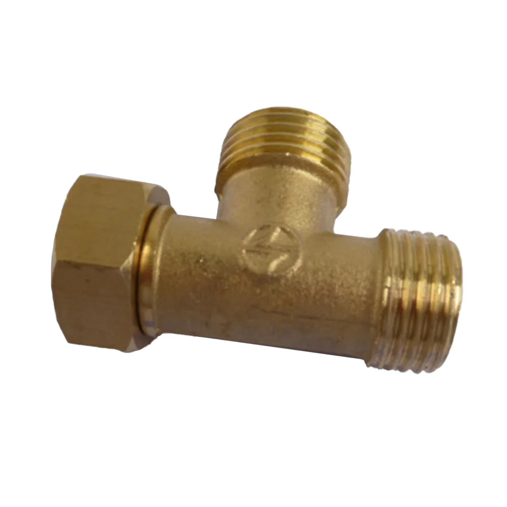 High Quality Practical Water Pipe Connector T Shaped Adapter Reliable Replacement 1/2\\\