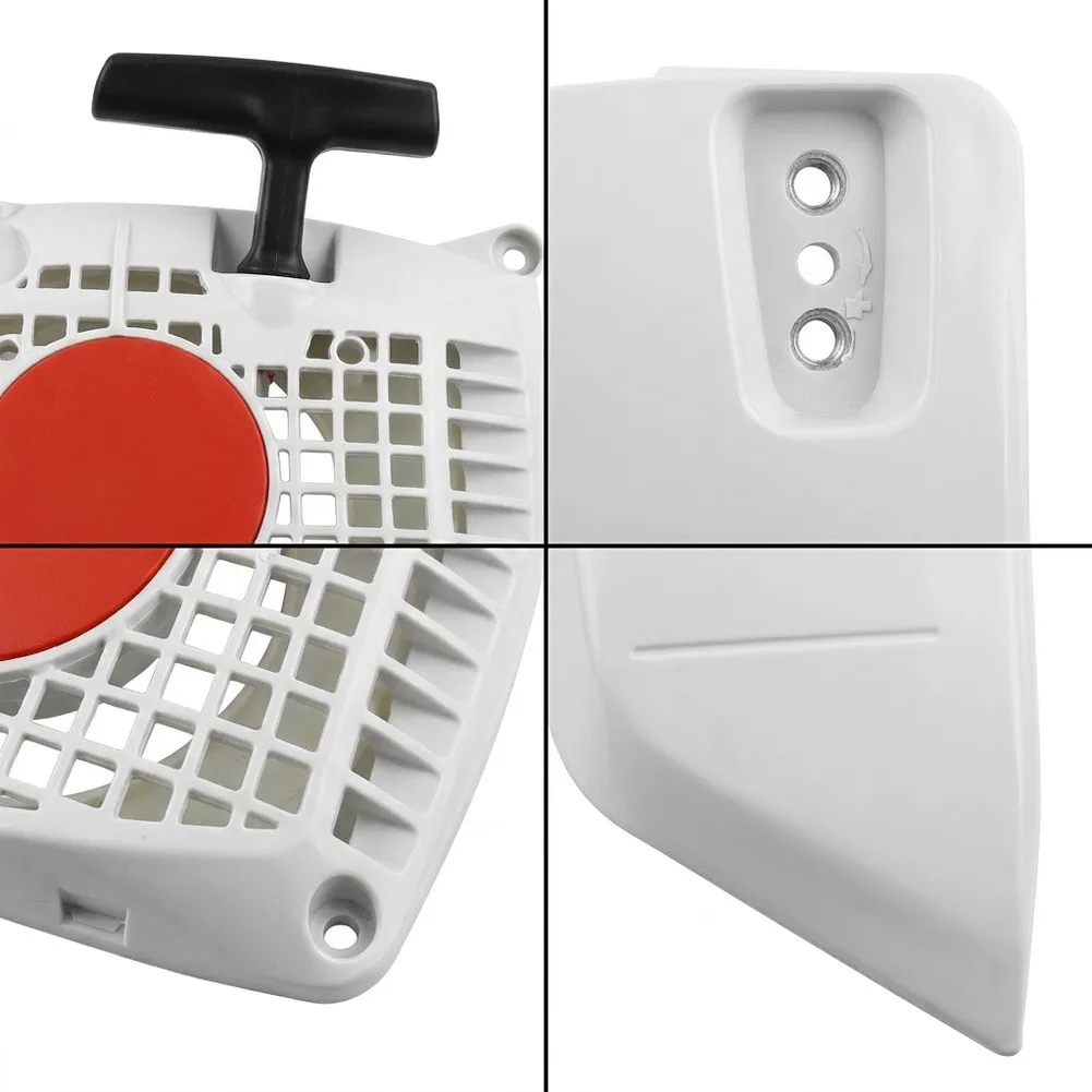 For Rigorous Outdoor Use Recoil Starter Assembly Pull Start Mechanism Clutch Cover Replacement Parts Reinforced Plastic Housing