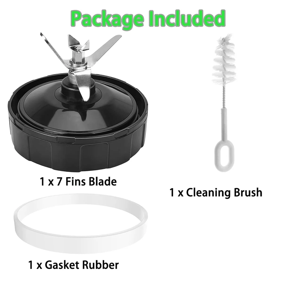 7 Fins เครื่องปั่นใบมีดสําหรับ Ninja BN401 BN751 BN801 BL450-30 BL480-30, สําหรับ Ninja Blender เปลี่ยนชิ้นส่วน