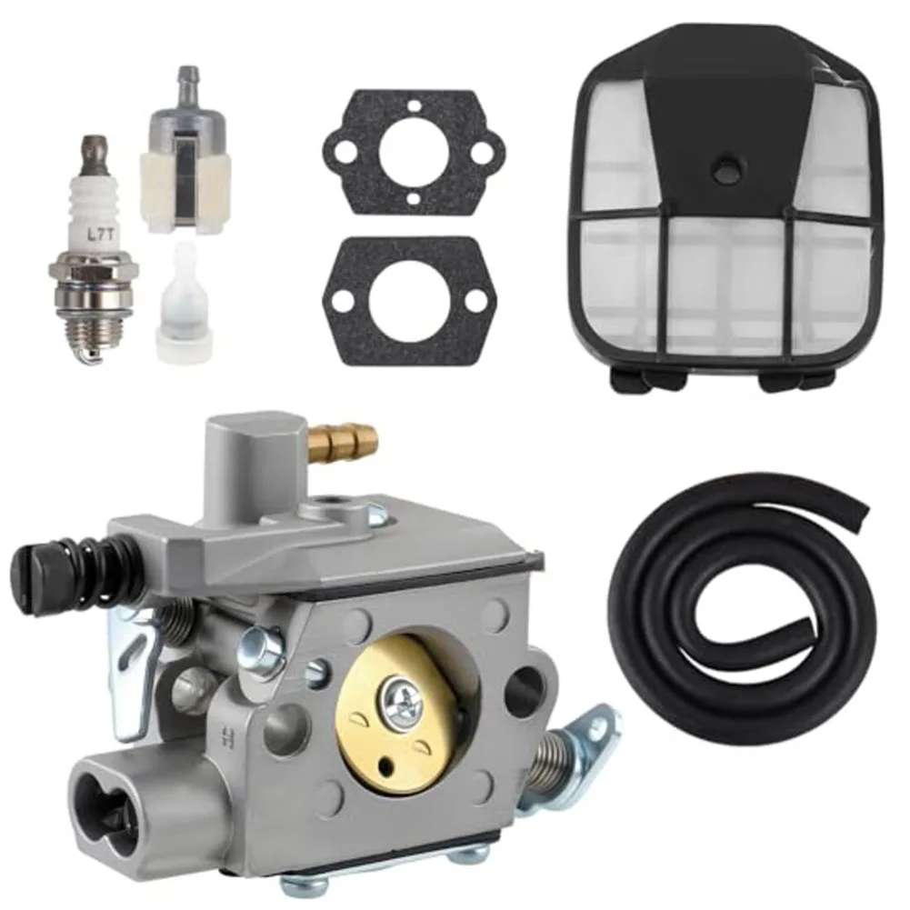 A021003391 Carburetor Assembly Kit for CS490 CS-490 491S for chainsaw Models with 8-Piece Set Air Filter Sparkplug Oil Filter
