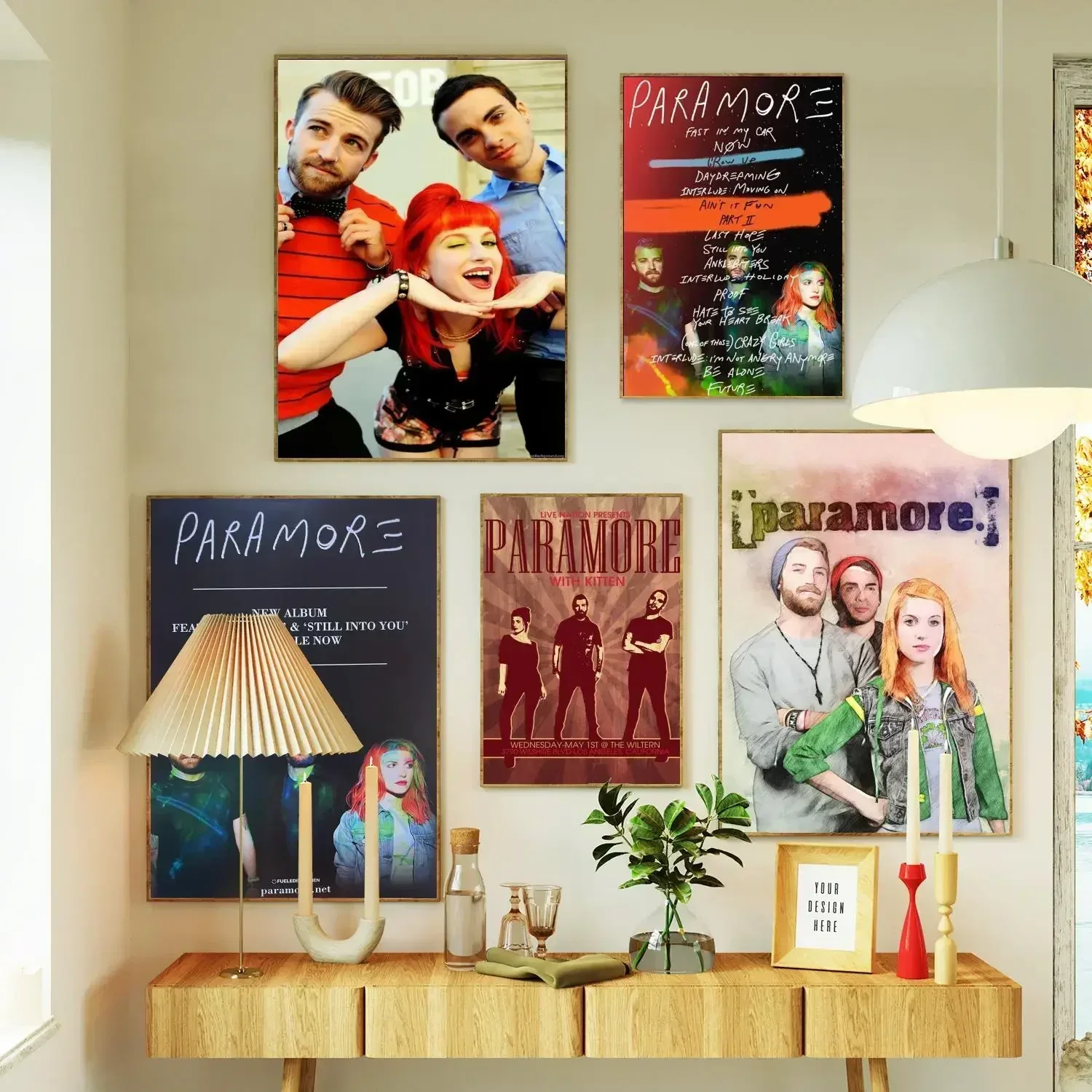 paramore Poster Prints Wall Art Canvas Painting Poster For Modern Family Living Room Home Decor