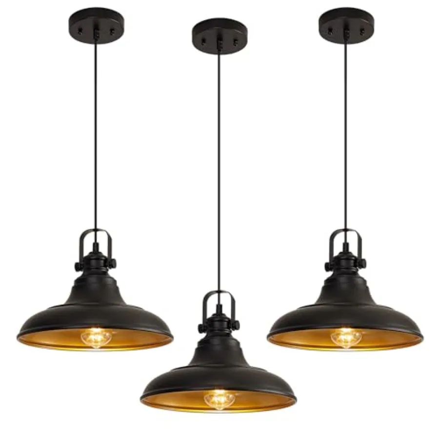 Farmhouse Pendant Lights Pendant Lighting for Kitchen Island Matte Hanging Lighting Fixture Over Sink for Dinning Room Bedroom