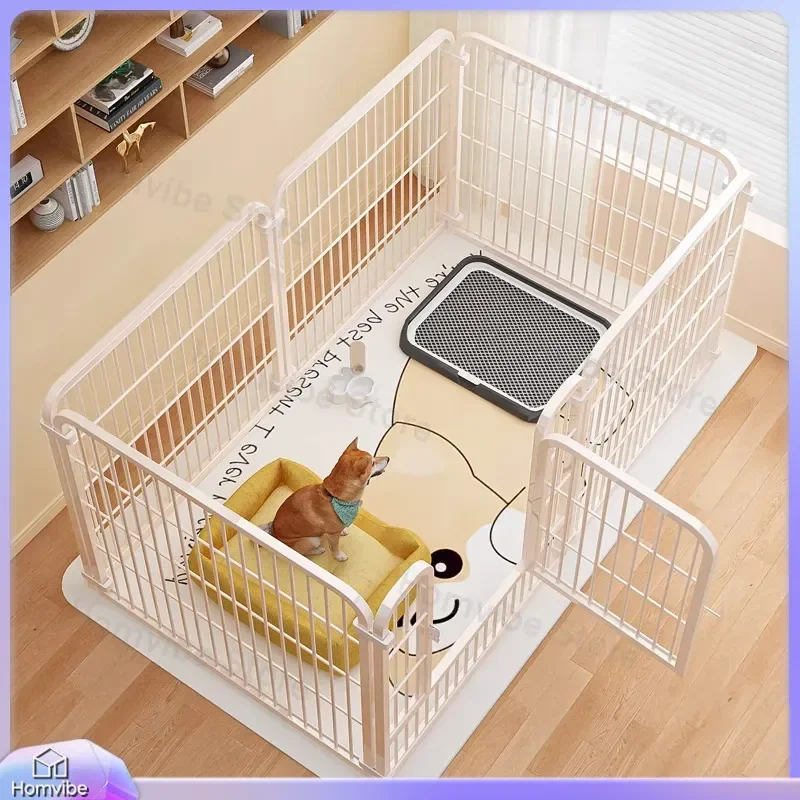 Indoor Pet Fence Free Combination Dog Cage for Small Medium Dogs Teddy Samoyed High Bold Kennel Household Use