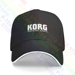 Korg Synthesizer Music Logo Sandwich Cap Baseball Cap Trucker Hat New Vintage Best Quality