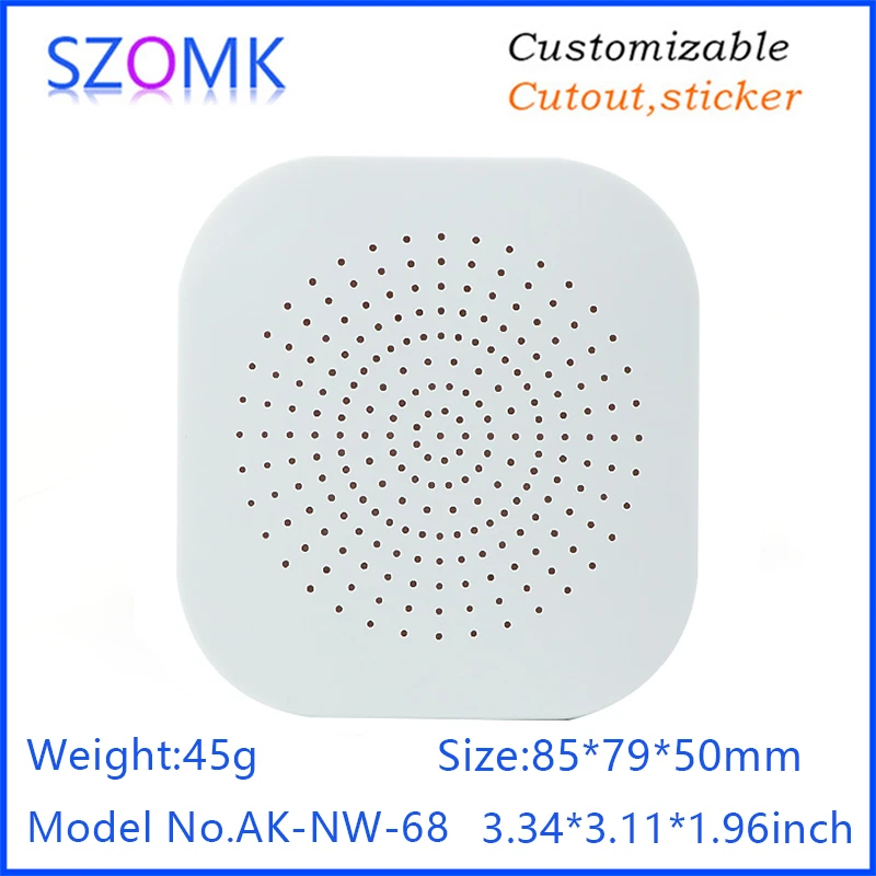 Smart Socket Plastic Electronics Humidity Temperature Sensor Junction Box Wireless Smoke Sensing Instrument Housing Control Box