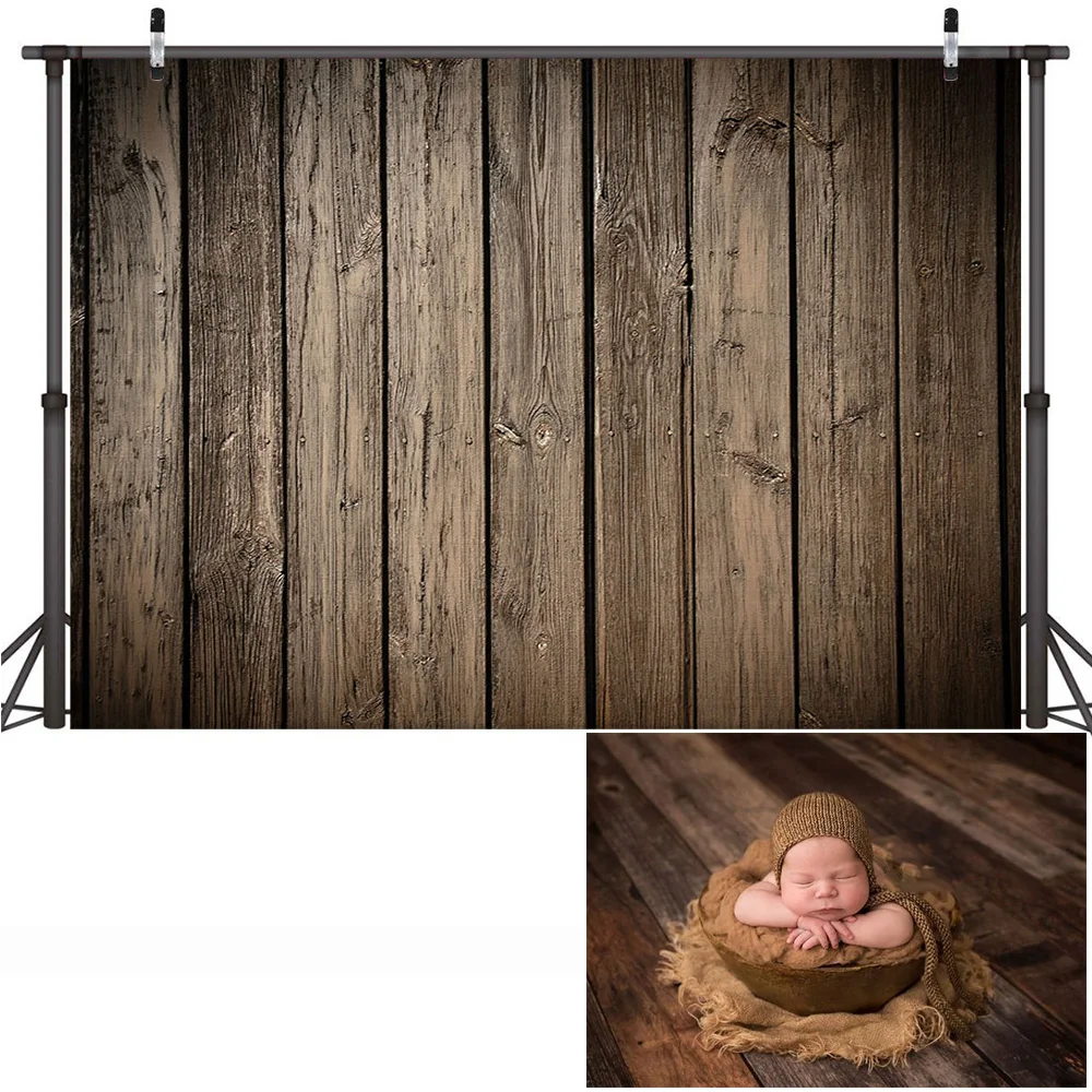 Piso de madera retrato de bebé recién nacido telón de fondo estudio niños pastel de cumpleaños Smash foto fondo fotógrafo suministros profesionales