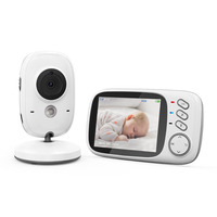 VB603 Baby Monitor 2.4G Wireless with 3.2 Inches LCD 2 Way Audio Talk Night Vision Surveillance Security Camera Babysitter