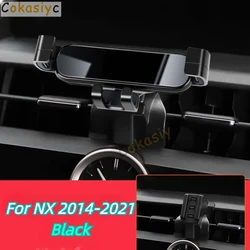 Car Mobile Phone Holder For Lexus NX 350 300 2022 - 2014 300h 200t Mounts Bracket Stand Rotatable Support Accessories 3 Colors