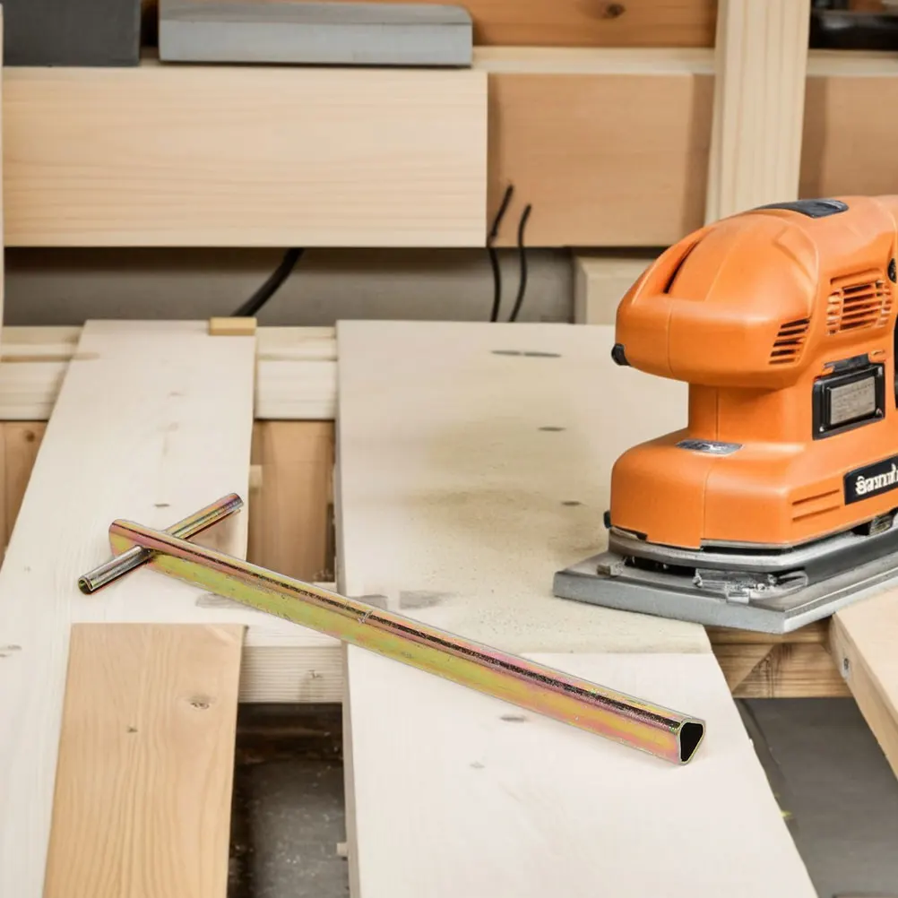 

2pcs Elevator Hall Door Lock Key Galvanized Iron Triangular Keys for Buildings Durable Material Wide Application Garage Hardware