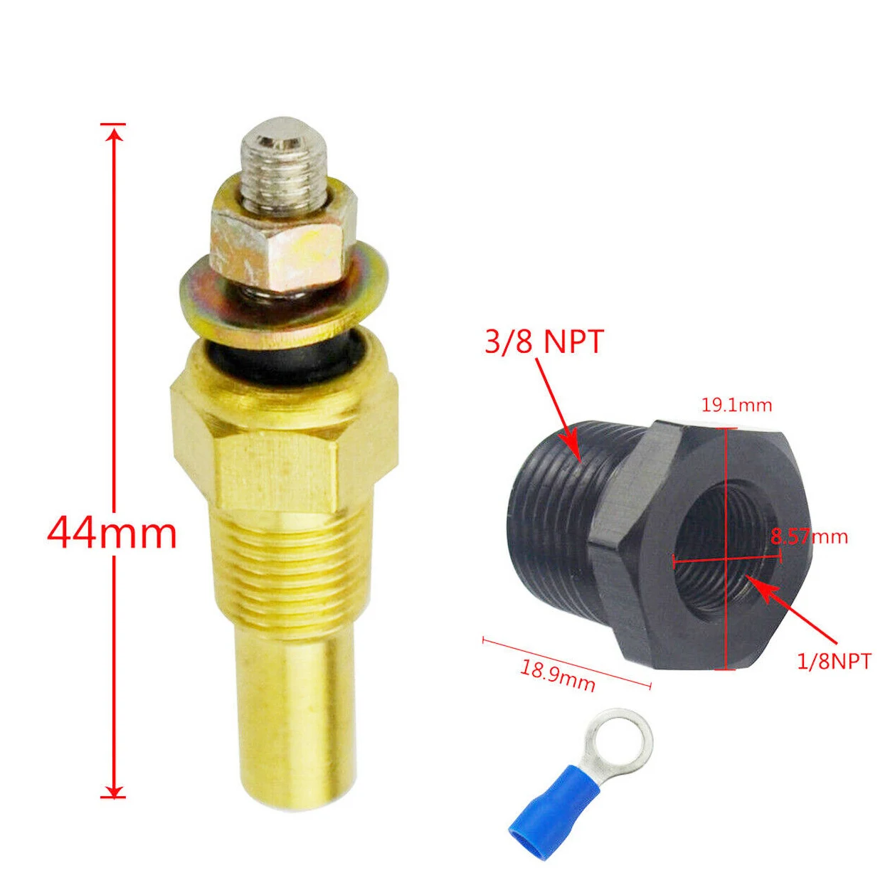 K-Swap Coolant Temp Sender Sensor Adapter K20 K24 for Honda Civic IntegraJAS