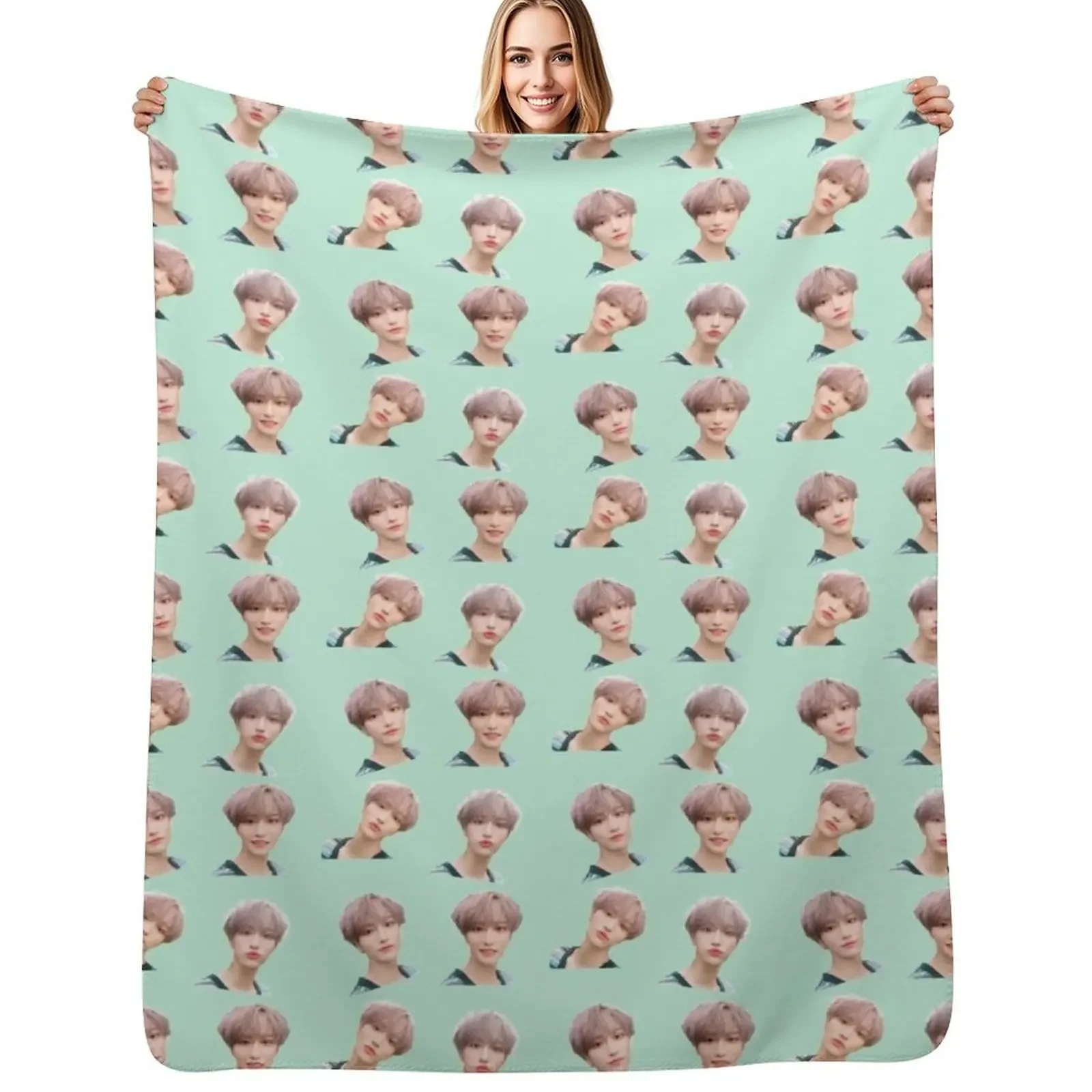 

ATEEZ Seonghwa Pack Throw Blanket Polar christmas decoration Soft Blanket