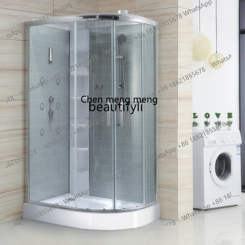 

ss 8350 Душевая комната Сборная ванная комната Arc Sector Встроенная подставка для хранения Плитковая ванна Паровая комната