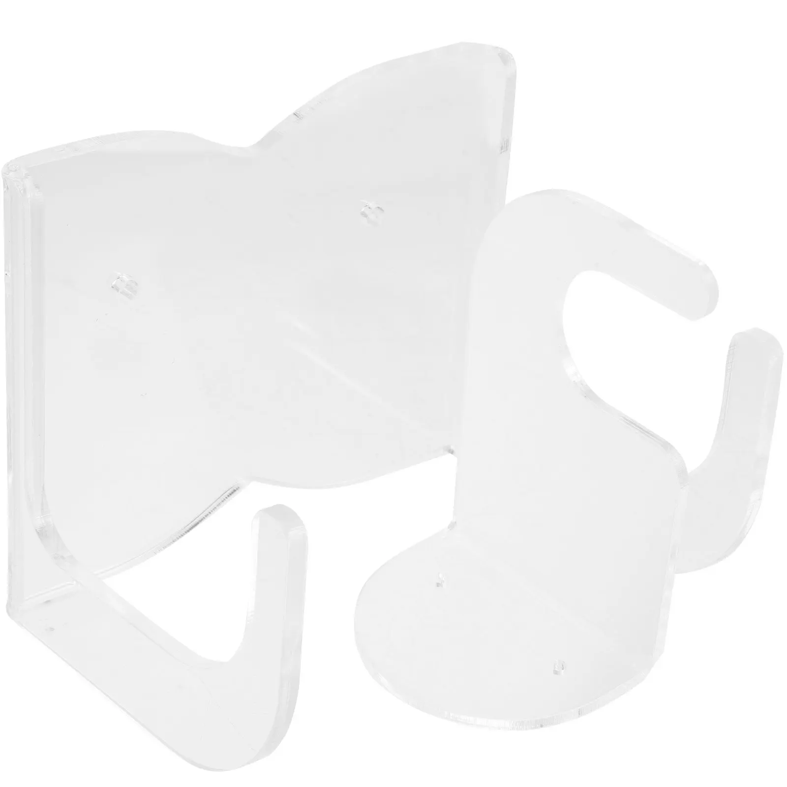 1Set Guitar Wall Hanger Acrylic Transparent Stable Mount Holder for Electric Bass Ukulele Musical Instrument Ukulele Hanger Rack - view 5